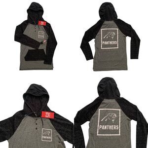 NFL Team Apparel Ultra Game Men's Size M Carolina Panthers NFL Hooded Sweatshirt